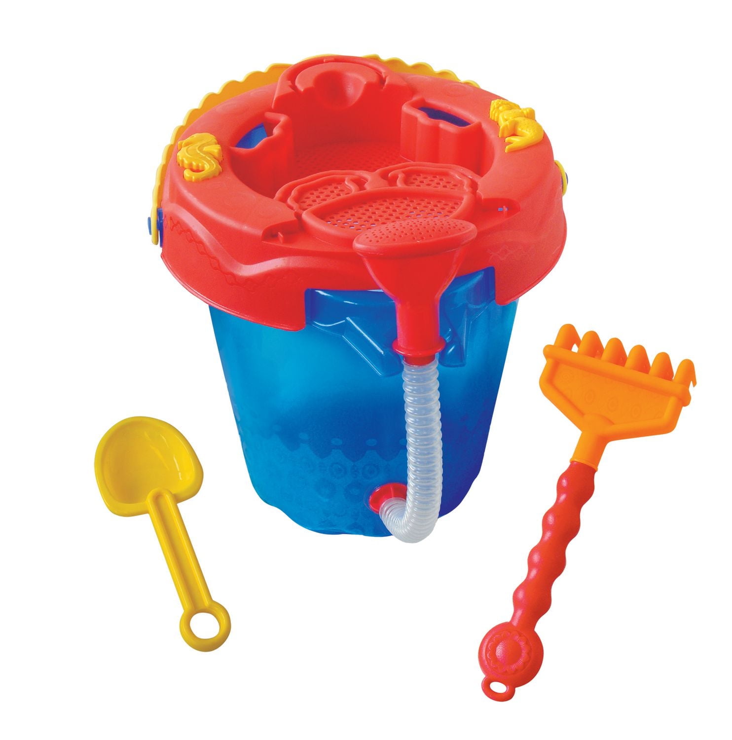 Ensemble de 10 jouets de plage Play Day et seau