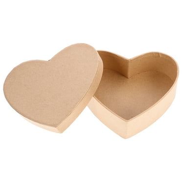 Heart Shaped Gift Box Christmas Favor Boxes For Strawberries Kraft Paper