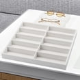 thumbnail image 6 of Sunglasses Organizer Box Eyewear Display Tray Glasses Display Case Velvet Fabric Stackable for Home Store Use, 6 of 9