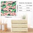 thumbnail image 3 of 6 Packs Crocodiles with Heart Glasses Kitchen Dish Towels Soft Absorbent Dish Cloths 11"x11", 3 of 9