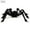 Black, variant on 29.5 Black Large Spider Plush Toy Realistic Hairy Spider Halloween Party Scary Decoration Haunted House Prop Indoor Outdoor Yard Decor