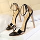 thumbnail image 4 of Zapatos de mujer de moda y sexys con tacón alto y delgado para discoteca, con punta abierta y bloques de color, sandalias con agujeros para mujer, zapatos de mujer, 4 of 5