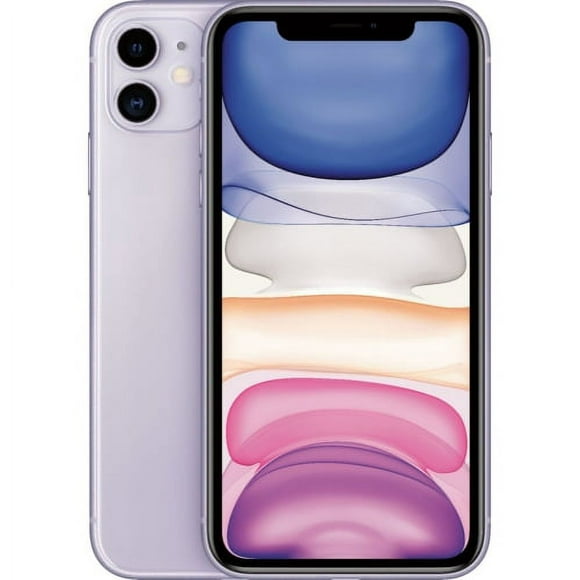 Apple iPhone 11 64GB Smartphone Débloqué en Bon État Certifié Rénové