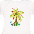 thumbnail image 4 of Inktastic Christmas Palm Tree with Presents Boys or Girls Long Sleeve Baby Bodysuit, 4 of 5