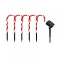 Christmas Pathway Markers LED Lights, Candy Cane Lights Decorations
