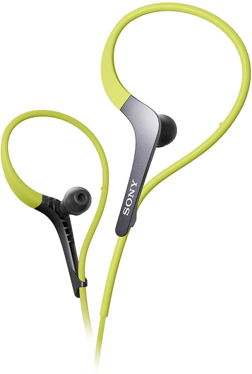 Sony MDRAS400EX/G Sports Headphones with Adjustable Ear Loop (Green