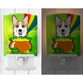 thumbnail image 2 of Carolines Treasures BB1997CNL Sable Corgi St. Patricks Day Ceramic Night Light, 2 of 2