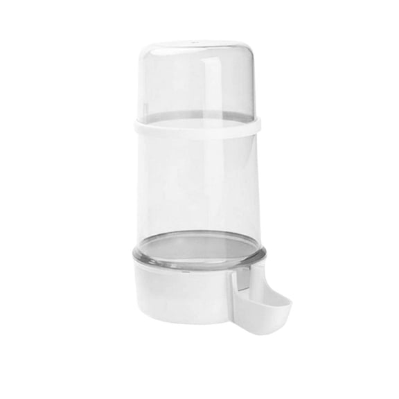 Bothyi Hanging birds Waterer Transparent Reservoir Weighted birds Water Dispenser Easy 415ML White Waterer