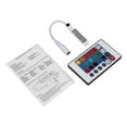 thumbnail image 2 of Mini Controlador Lideró A RGB Inalmbrico por Infrarrojos para Luces de Tira, Ajustes de Brillo para Todas Las Ocasas, 2 of 7