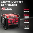thumbnail image 2 of PowerSmart 4400W Inverter Generator, Gas Powered, CO Detect, Home Backup & Outdoor Use, 62 lbs, EPA Certified, 2 of 8
