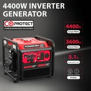 PowerSmart 4400W Inverter Generator, Gas Powered, CO Detect, Home Backup & Outdoor Use, 62 lbs, EPA Certified