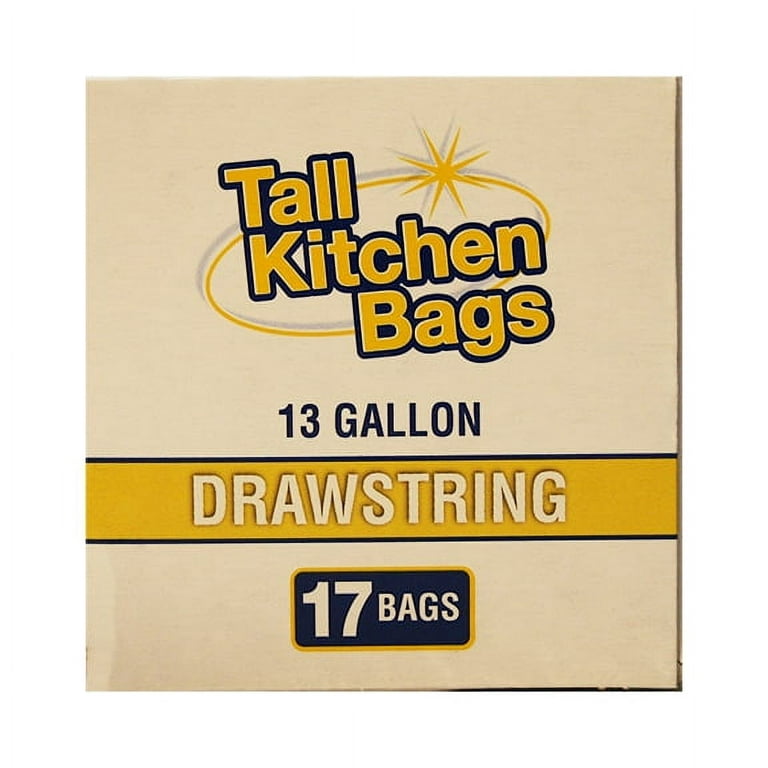   Basics Multipurpose Drawstring Trash Bags