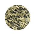 thumbnail image 6 of JONATHAN Y Hedda 23.5" Contemporary Glam Metal/Resin Faux Stone Round End Table, Yellow/Black, 6 of 8