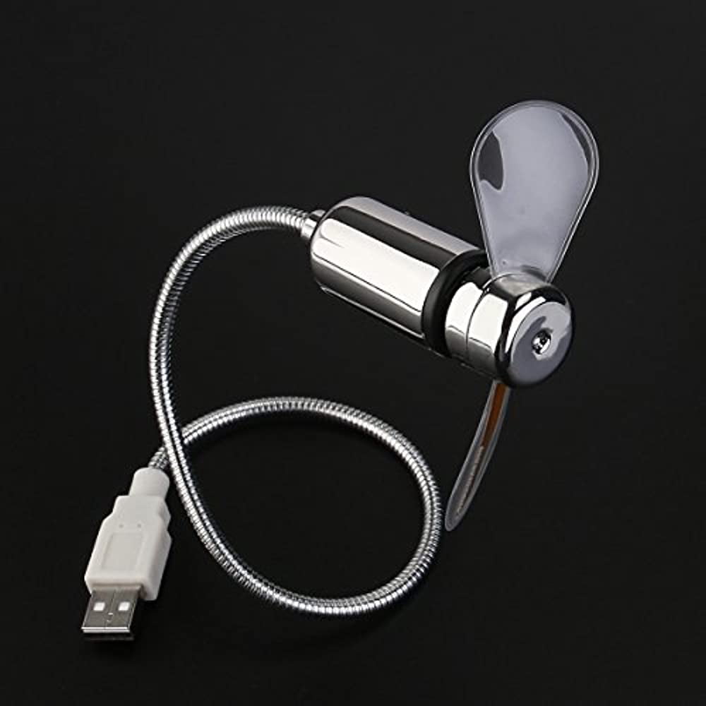 LED Flexible Pantalla LED programable Mini RGB USB Fan para PC port/átil USB Mini Ventilador Flexible Acouto USB Message Fan