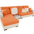 thumbnail image 2 of Housse de Canapé Extensible 2024 2023, Housses de Coussin de Canapé Antidérapantes, Housses de Sectionnel en L, Housse de Chaise Longue (Camel Chaise Cover), 2 of 8
