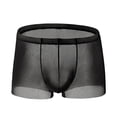 thumbnail image 4 of Men's Solid Color Trend Mesh Breathable Briefs for Everyday Comfort and Lightweight Support, 4 of 5