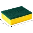 thumbnail image 3 of DecorRack Non-Scratch Cleaning Scrub Sponges for Kitchen, Dish Sponges, Scouring Pads for Dishes (Pack of 20), 3 of 7