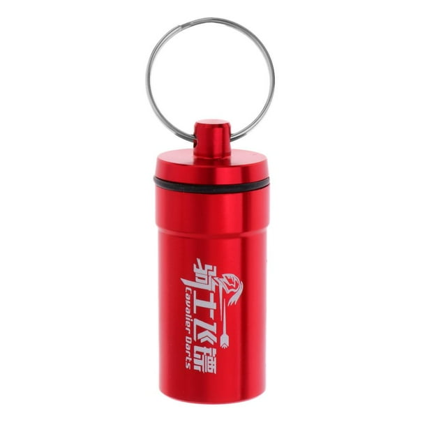 Punta Suave Caja de Almacenamiento de Puntos de Dardo de Transporte Portátil Protector de de Dardo Suministros de Junta Tórica rojo Baoblaze Soporte de caja de suministros para dardos