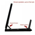 thumbnail image 3 of 3D Screen Amplifier Mobile Phone Screen Video Magnifier For Cell Phone Smartphone Enlarged Screen Phone Stand Bracket Black, 3 of 11