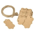 thumbnail image 2 of Gift Tags - 100Pcs Kraft Writable Tag Mini Tag Craft, 2 of 8