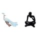 thumbnail image 1 of Escultura De Pavo Real Con Forma De Pensador Abstracto, Figura Decorativa Para Jardín, Artesanía, Estatua Para Decoración Del Hogar, Patio, Mesa, Sala De Estar, Estantería De Oficina., 1 of 8