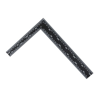 lanema Professional Easy Read Metal Carpenter Square, 8x12inch,Woodworking Measuring Tools Gauge 90 Degree Right Angles Ruler