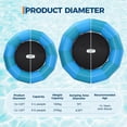 thumbnail image 3 of Inflatable Water Trampoline for Adults – Heavy-Duty 10x10ft PVC Floating Bouncer with Double Elastic Rope, Electric Pump & Ladder – Lake, Pool, Ocean Use – Blue & Yellow – Portable Recreation Equipme, 3 of 7