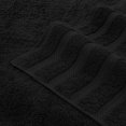 thumbnail image 3 of 6-Piece Towel Set Includes 2 Extra Large Bath Towels, 2 Hand Towels, and 4 Washcloths Ringspun Cotton is Extra Absorbent and Super Soft (Black)By TORUBIA, 3 of 5