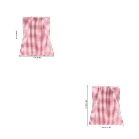 

2Pcs Dish Cloth Cotton Quick Dry Kitchen Towel Absorbent Cleaning Kitchen Tea Tea Rag Kitchen Duster Towel