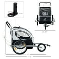 Aosom Elite 2In1 ThreeWheel Bicycle Cargo Trailer & Jogger for Two