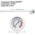 thumbnail image 4 of Deep Fry Turkey Thermometer (2 Pack) with 12'' Probe & Pot Clip, Candy Oil Thermometer for Frying, Roasting, Meat Cooking, 4 of 5