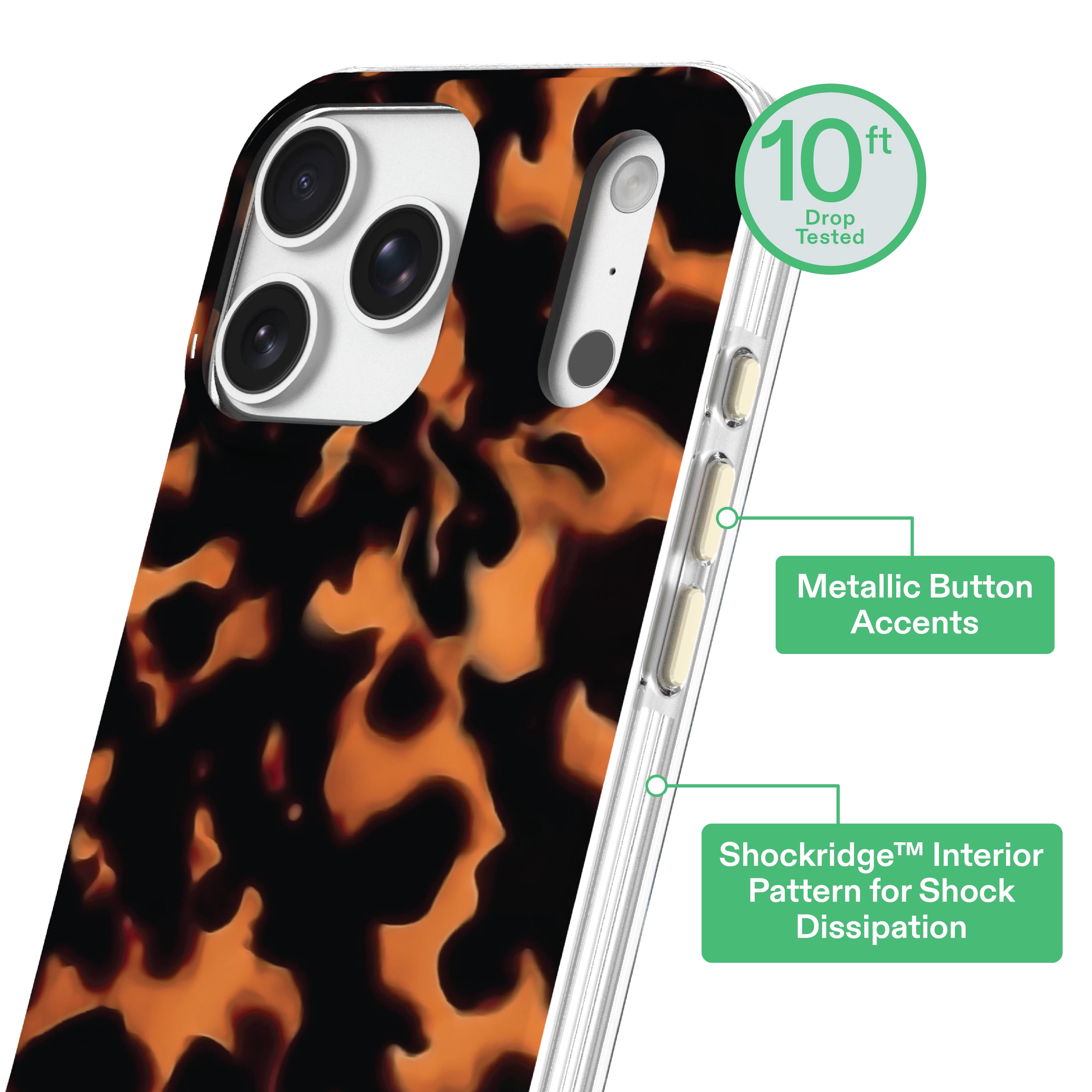 onn Phone Case for iPhone 18 Pro Max / 17 Pro Max, MagSafe Compatible - Tortoise Shell