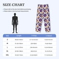 thumbnail image 4 of Balery record rock Skull star print Men's Pajama Pants,Ultra Lightweight Pjs,Lounge Pant-Medium, 4 of 9