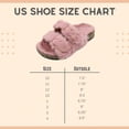 thumbnail image 5 of LAVRA Girls Double Strap Sandals Kids Fuzzy Fur Slides Flatform Shoes, 5 of 5