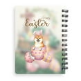 thumbnail image 2 of Easter Egg Shiba Inu Bunny Ear Welcome Spring Truck Spiral Bound Journal Shibas Dog Lovers Gifts Idea 5x7in Spiral Notebook - 12002, 2 of 5