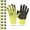 Neon Green, variant on 10 Pairs Work Gloves–Heavy Duty Blue Large Rubber Coated Safety Work Gloves–Multipurpose Gloves