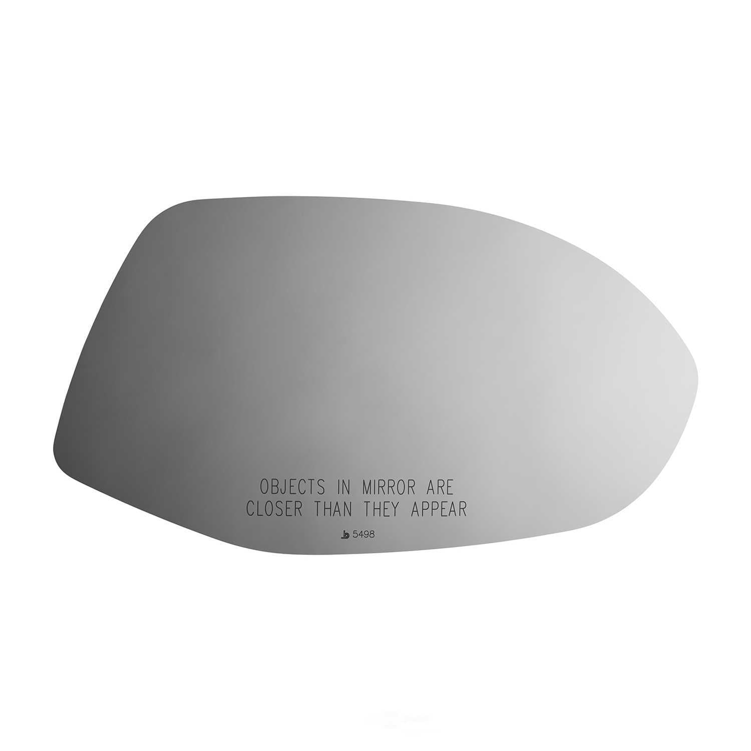 Burco Side View Mirror Replacement Glass - Clear Glass - 5498
