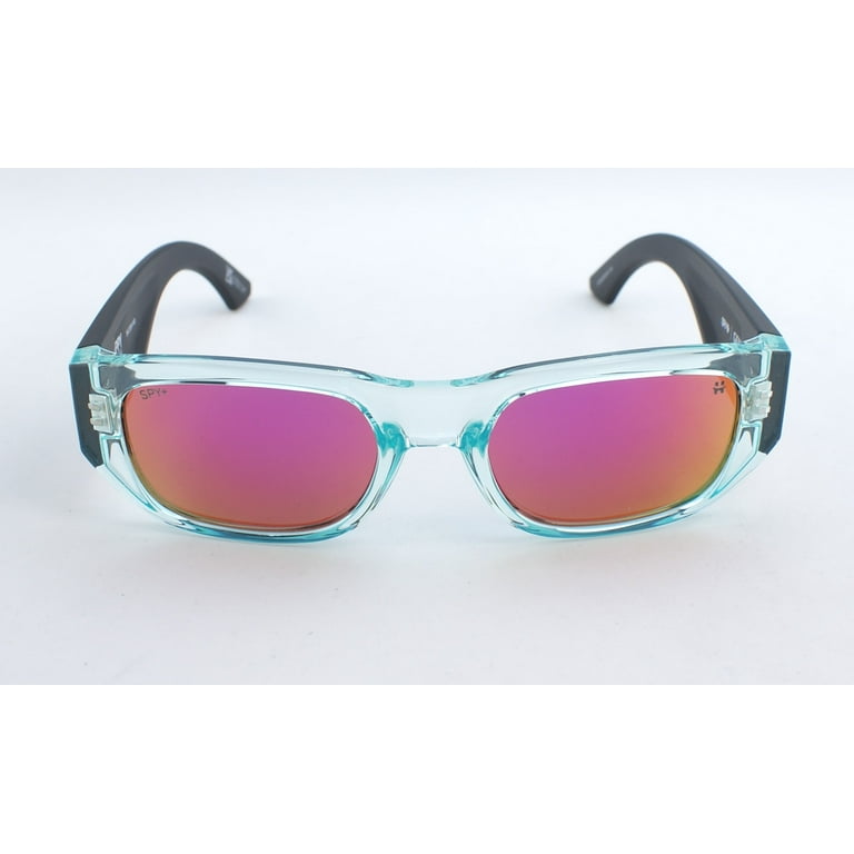 Spy GENRE Happy Gray with Purple Spectra Mirror Rectangular Unisex