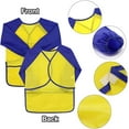 thumbnail image 6 of Kids Art Smocks Painting Apron for Children Waterproof Artist Smock with Long Sleeve and 3 Pockets for Age 3-8 Years, 6 of 8