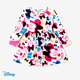 thumbnail image 1 of Disney Disney Mickey y sus amigos Vestido dulce con estampado de agujeros para niñas pequeñas, 1 of 3
