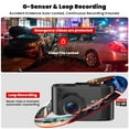 thumbnail image 3 of 4K+2.5K Front and Rear Dash Cam with 32GB SD Card WiFi Night Vision Dual Channel Car Camera System, 3 of 9