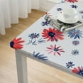 thumbnail image 4 of HAOXIT Square Tablecloth , Table Cover Red Blue Decorative Table Cloth Dining Table Cover, Summer Seasonal Dinner Party Picnic Decoration 36*36, 4 of 7