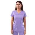 thumbnail image 1 of Adar Pro Scrubs For Women - Sweetheart V-Neck Scrub Top, 1 of 7