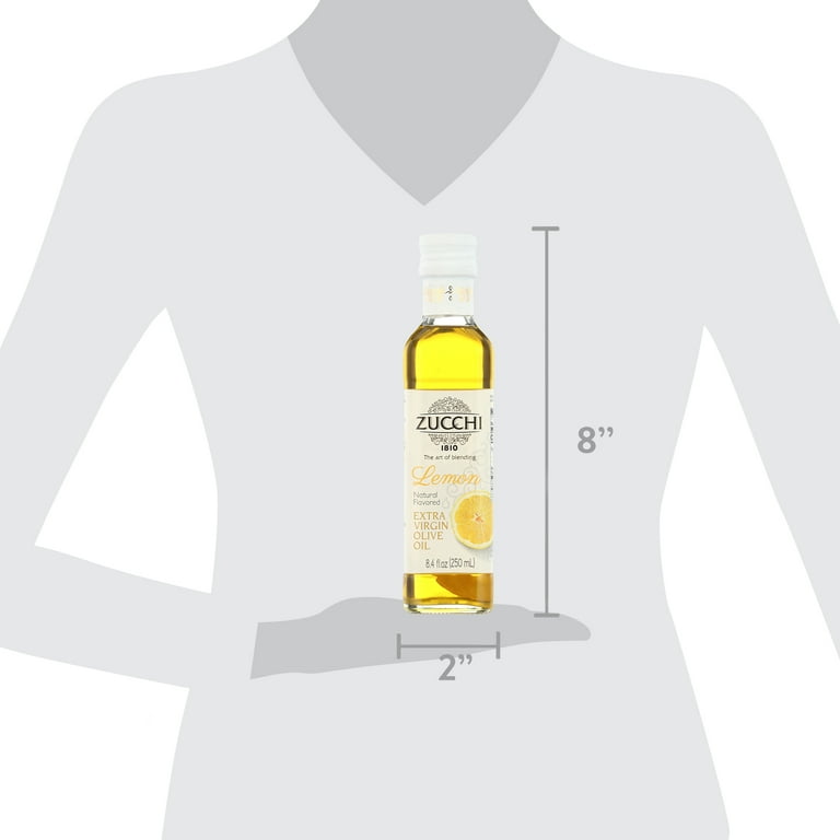 Zucchi Lemon Flavored Extra Virgin Olive Oil, Versatile Italian