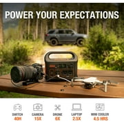 Jackery Explorer 290 Plus Portable Power Station with Automobile Battery Charging Cable
