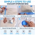thumbnail image 5 of 20 Pack Vacuum Storage Bags with Electric Pump,Space Saver Bags(6 Small,5 Medium,5 Large,4 Jumbo),Vacuum Sealer Bags for Clothes, Mattress, Blanket, Duvets, Pillows, Comforters,Travel, 5 of 7