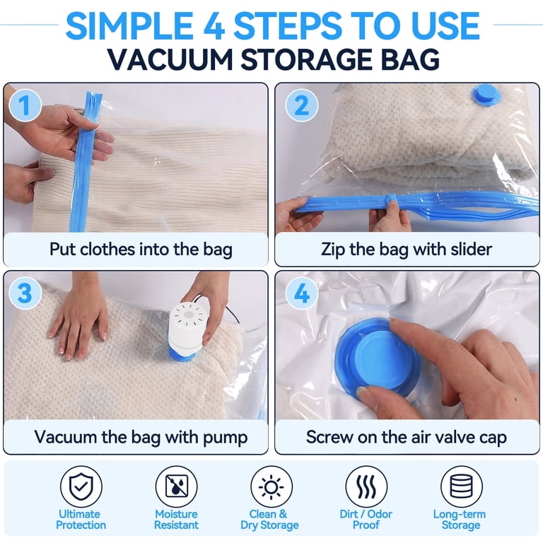 20-Piece Vacuum Storage Bags with Electric Pump photo 4