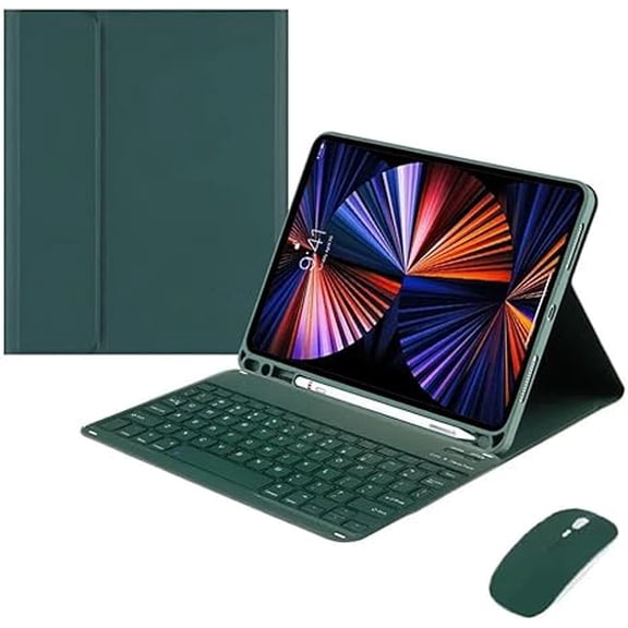 Galaxy Tab A7 10.4" Keyboard Case with Pencil Holder (Green)