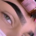 thumbnail image 1 of Tinte de henna para cejas Menela Brown oscuro con kit de extracto de bambú, 1 of 9
