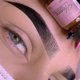thumbnail image 1 of Tinte de henna para cejas Menela Brown oscuro con kit de extracto de bambú, 1 of 9